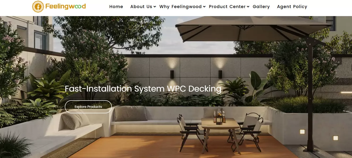 china wpc decking