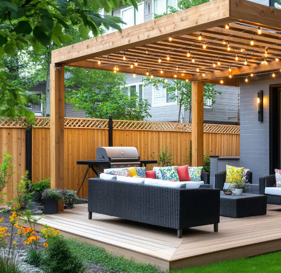 Garden WPC Decking Application