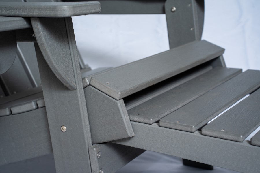Folding Adirondack Chair with Ottoman
