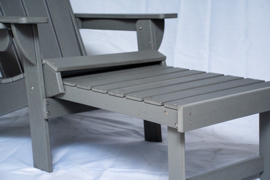 Folding Adirondack Chair with Ottoman